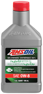 0W-8 100% Synthetic Hybrid Motor Oil (HE08)